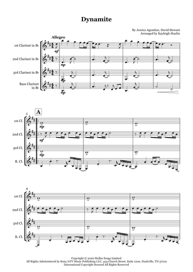 Dynamite (arr. Kayleigh Huelin)