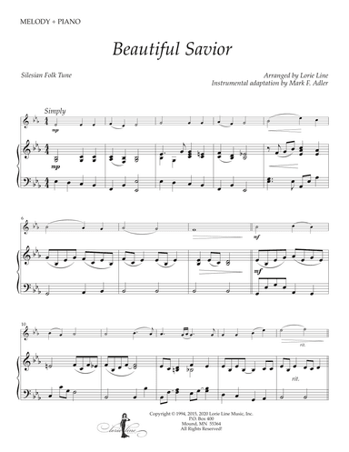 Beautiful Saviour (arr. Lorie Line)