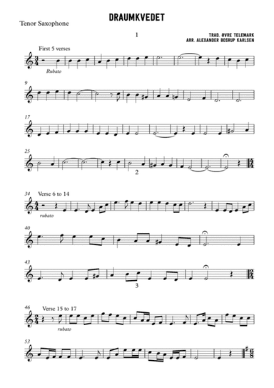 Draumkvedet (arr. Alexander Bosrup Karlsen)