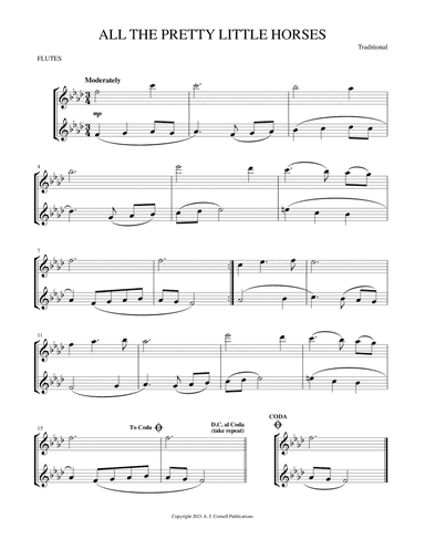 All the Pretty Little Horses (arr. Mark Phillips)