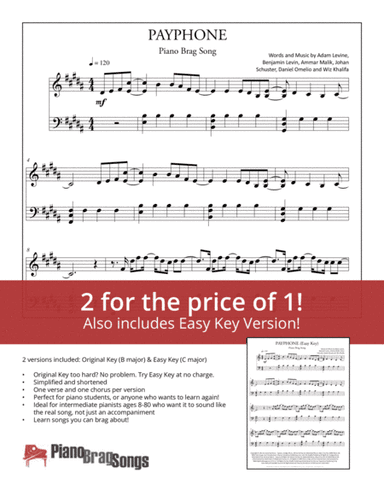 Payphone (arr. Jared Johnson)