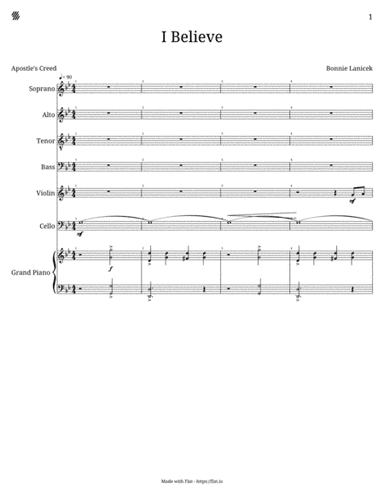 I Believe (SATB)