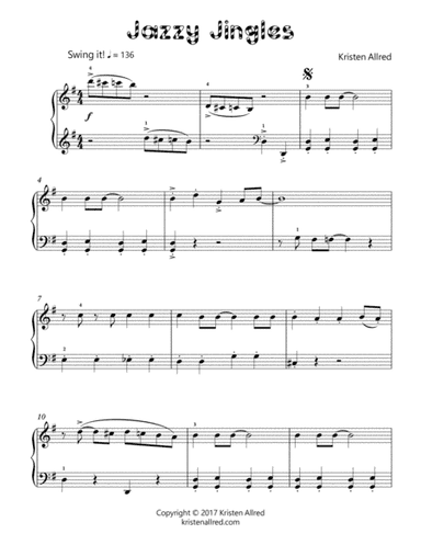 Jazzy Jingles  (Jingle Bells) (arr. Kristen Allred)