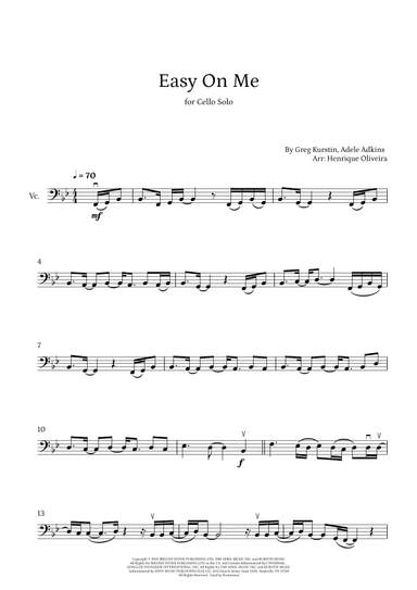 Easy On Me (arr. Henrique Oliveira)