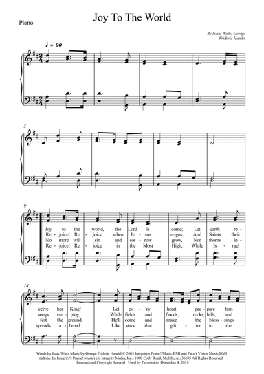 Joy To The World (arr. Wesley S. SIlva)