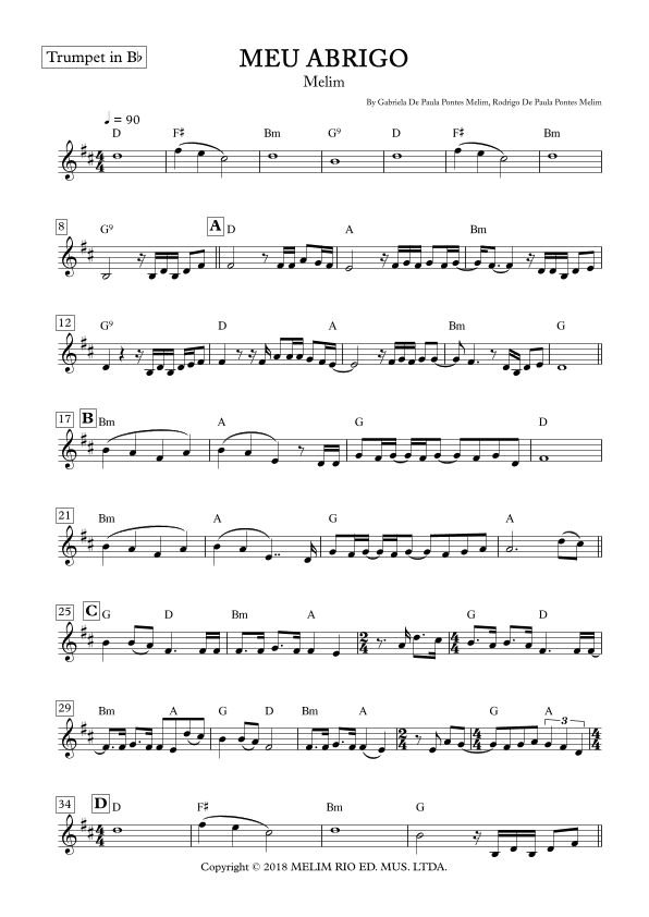 Meu Abrigo (arr. César Bortolucci)
