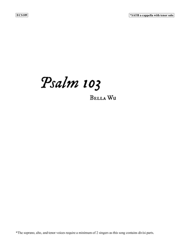 Psalm 103
