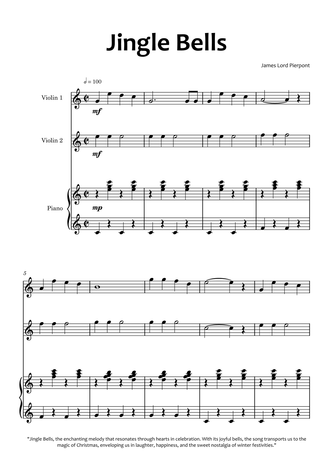 Jingle Bells (arr. Glauco Fernandes)