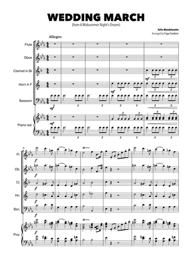 Wedding March (arr. Tiago Cordeiro)