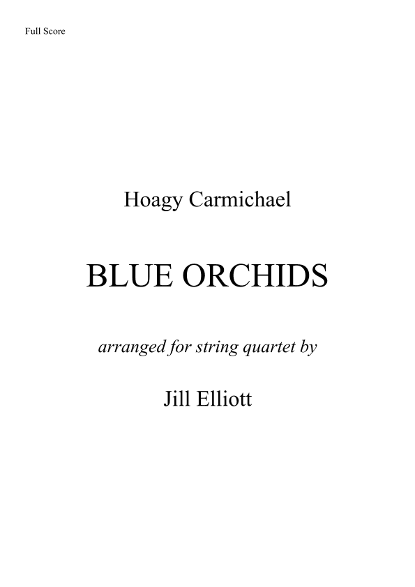 Blue Orchids (arr. Jill Elliott)