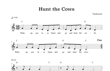 Hunt the Cows (arr. Riverside Guitar School)