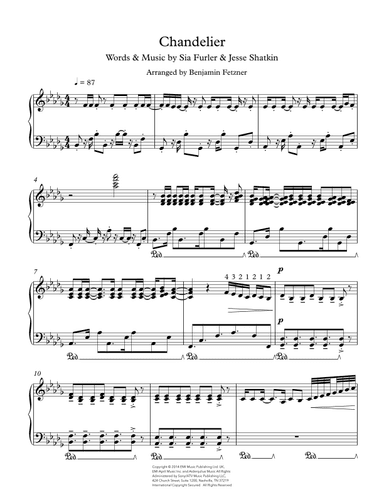 Chandelier (arr. Benjamin Karl Fetzner)