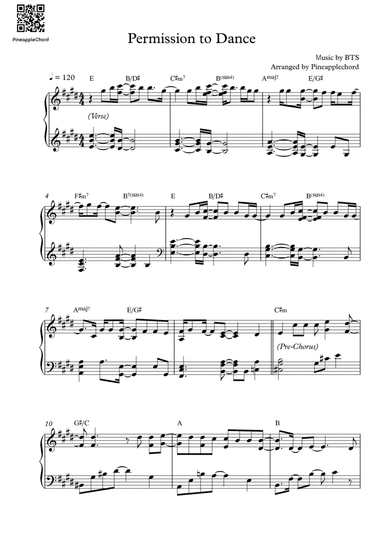 Bts (arr. Pineapplechord)