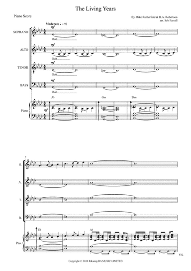 The Living Years (arr. Sebastian Farrall)