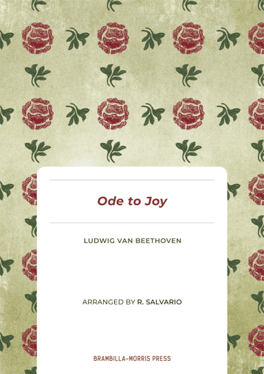 Ode To Joy (Easy Clarinet Duet) (arr. R. Salvario)