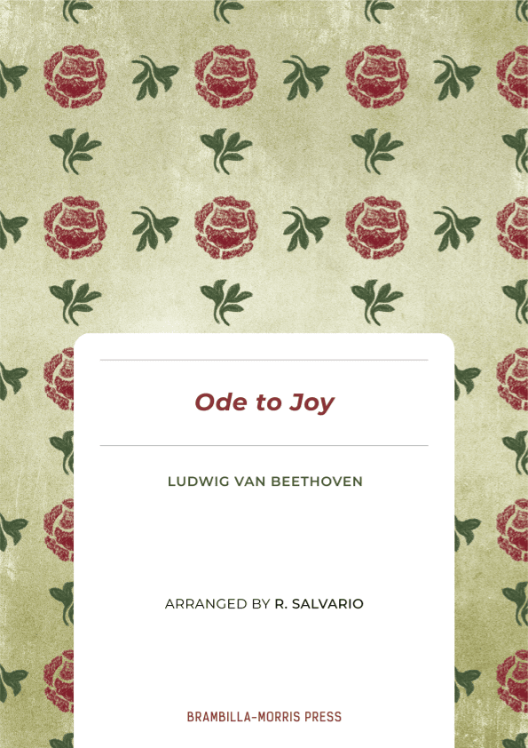 Ode To Joy (Easy Clarinet Duet) (arr. R. Salvario)