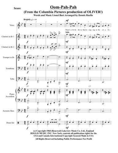 Oom-pah-pah (arr. Dennis Ruello)