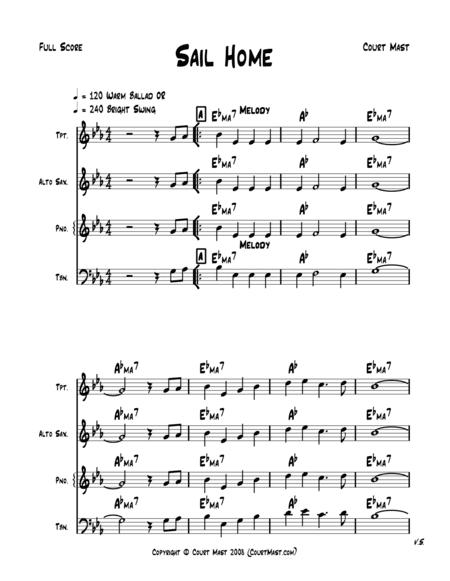 Sail Home - Lead Sheet