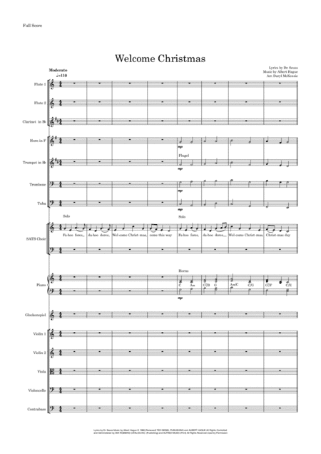 Welcome Christmas (arr. Daryl McKenzie)