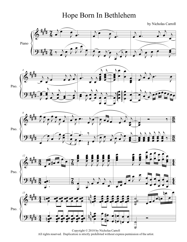 Hope Born in Bethlehem