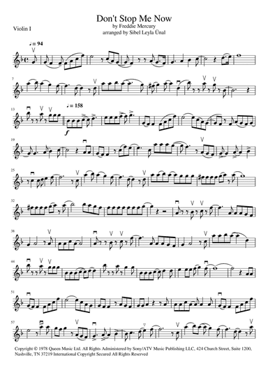 Don't Stop Me Now (arr. Sibel Leyla Ünal)