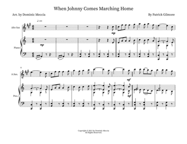 When Johnny Comes Marching Home (arr. Dominic Meccia)