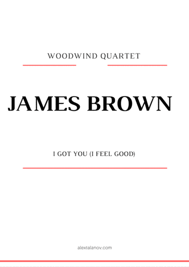 I Got You (I Feel Good) (arr. Alex Talanov)