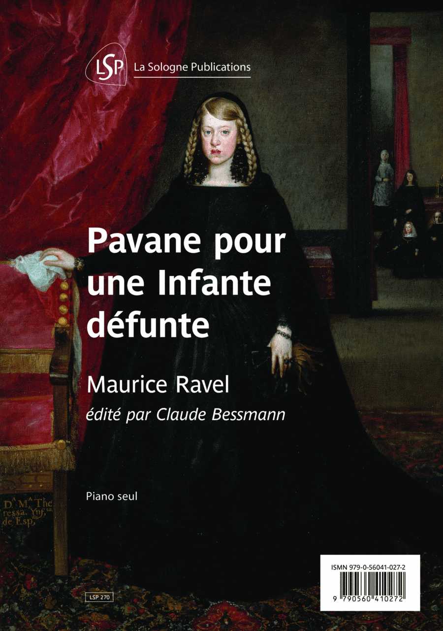 RAVEL Pavane pour une infante défunte / ed Claude Bessmann (arr. Bessmann, Claude)