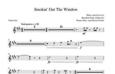 Smokin' Out The Window (arr. David Lartey)