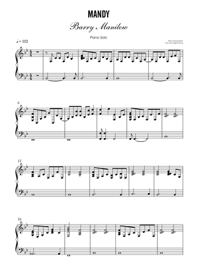 Mandy (arr. Unimusic Academy (Academia Unimusica))