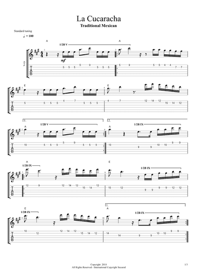 La Cucaracha (arr. Edina Balczo)