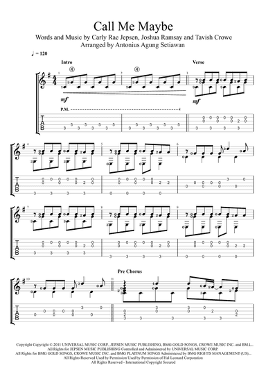 Call Me Maybe (arr. Antonius Agung Setiawan)