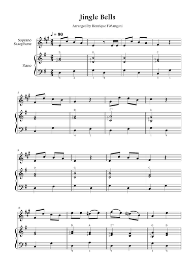 Jingle Bells (arr. Henrique F Mangoni)