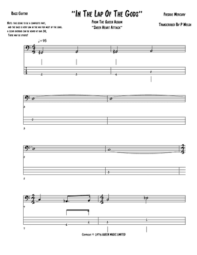 In The Lap Of The Gods (arr. Accubass)