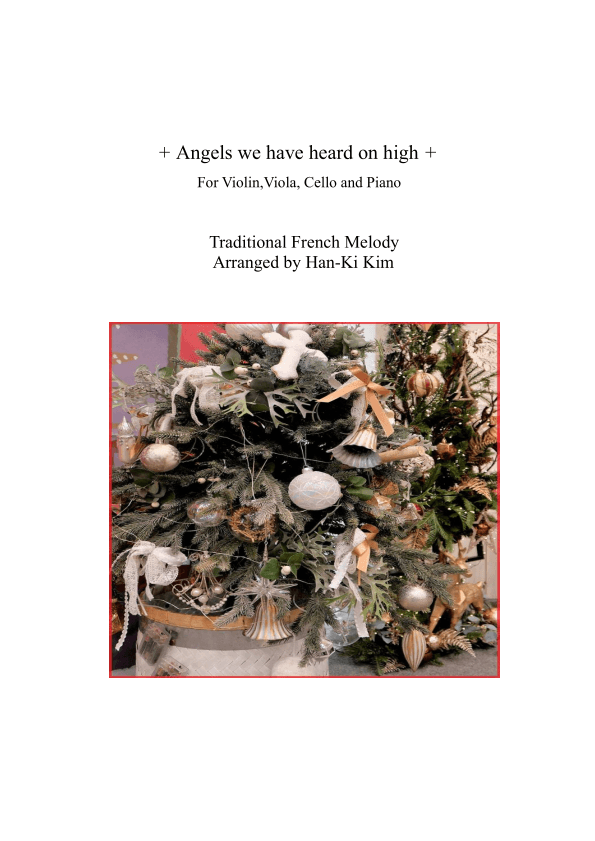 Angels we have heard on high (For Piano Quartet) (arr. Han-Ki Kim)