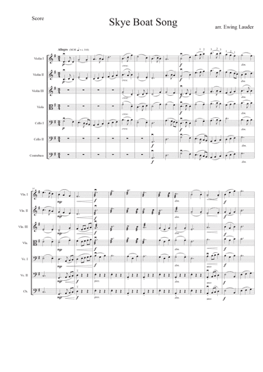 Skye Boat Song (arr. Ewing Lauder)