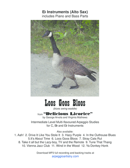 Loos Goos Bloos for alto sax.