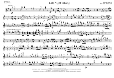 Late Night Talking (arr. Darrell D Williams)
