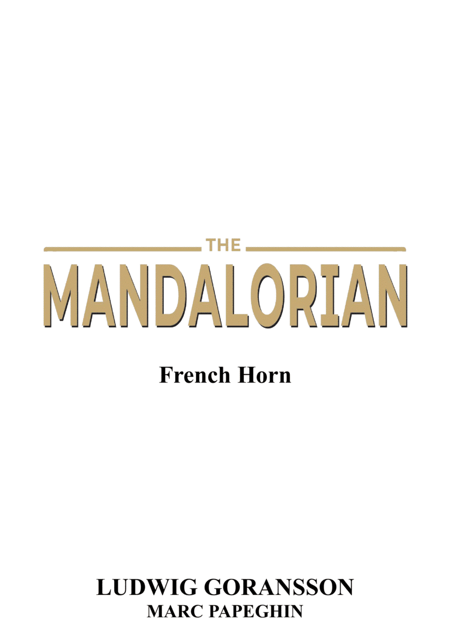 Theme From The Mandalorian (arr. Marc Papeghin)