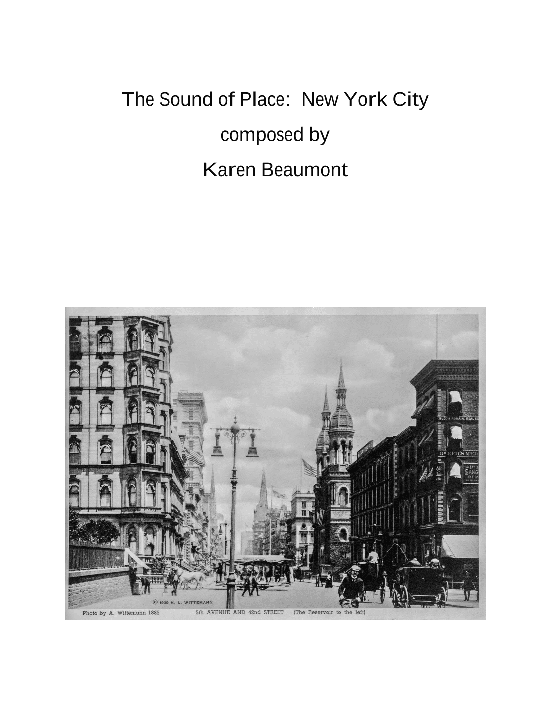 The Sound of Place:  New York City