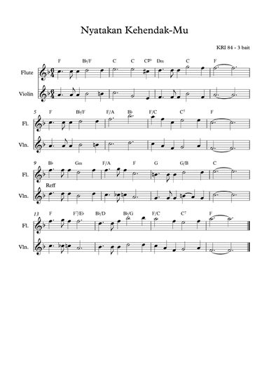 Speak to my Heart / Nyatakan Kehendak-Mu (arr. Angie Wiranata)