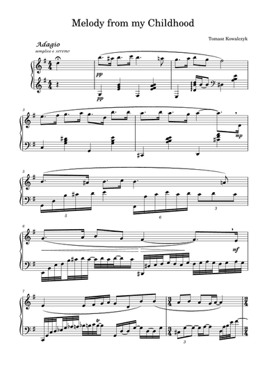 Melody from my Childhood