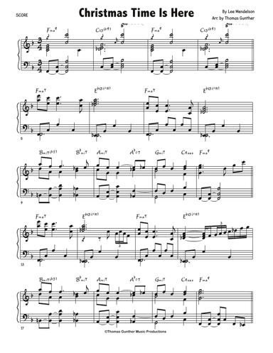 Christmas Time Is Here (arr. Thomas Gunther)