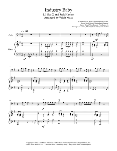 Industry Baby (arr. Valdir Maia)