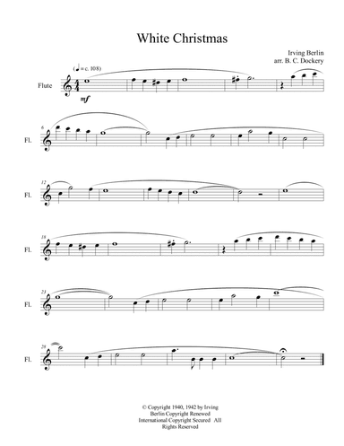 White Christmas (arr. B. C. Dockery)