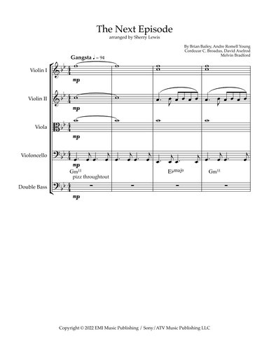 The Next Episode (arr. Sherry Lewis)