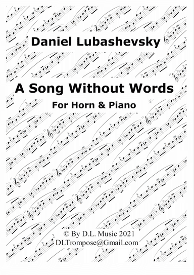 A Song Without Words for Horn and Piano