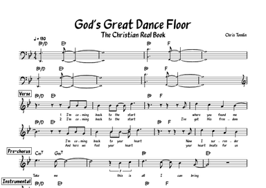 God's Great Dance Floor (arr. Dan Wattis)