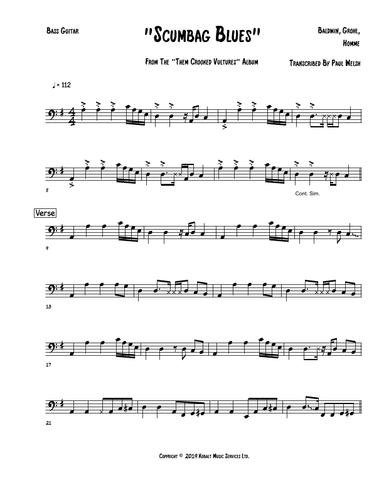 Scumbag Blues (arr. Accubass)
