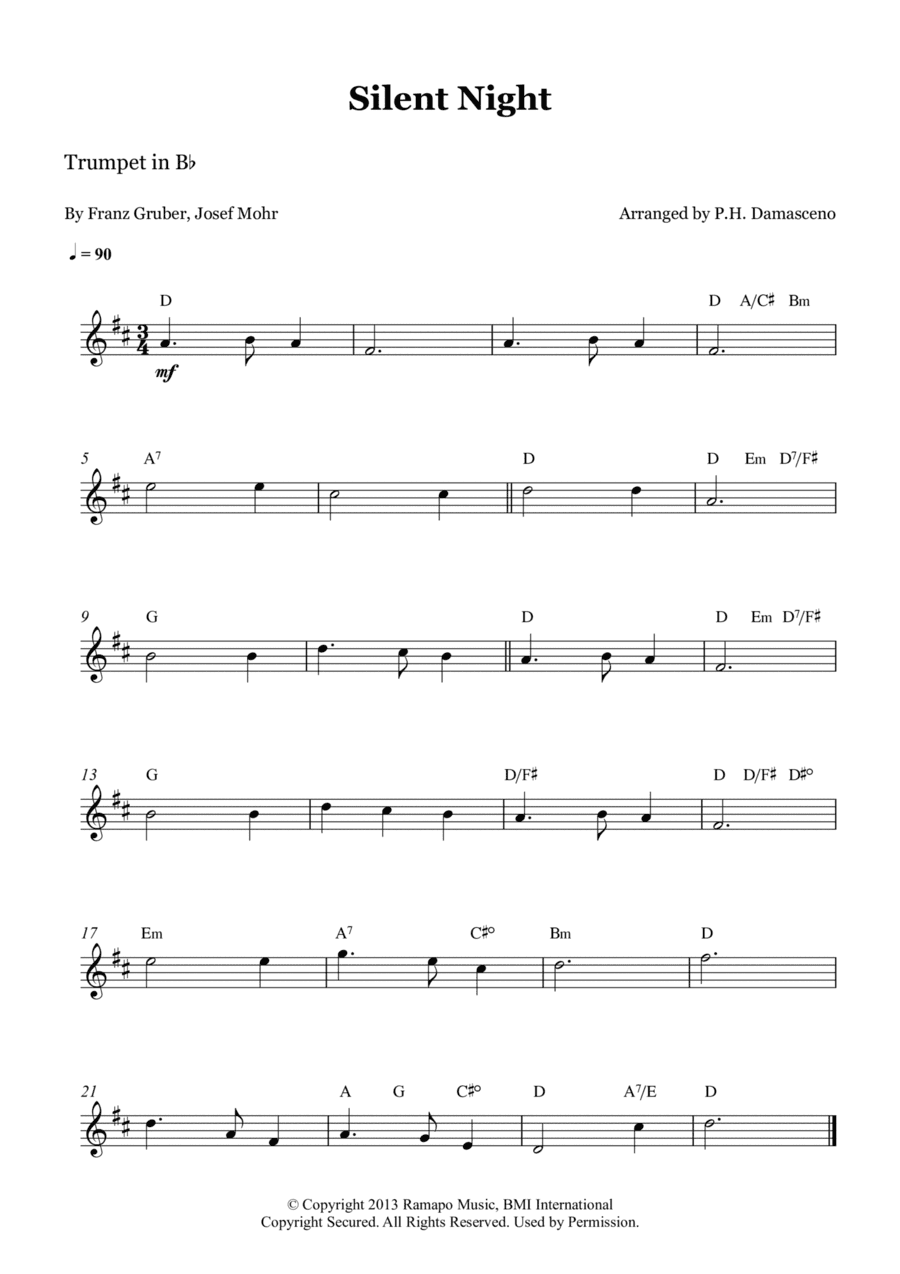 Silent Night (arr. P.H. Damasceno)